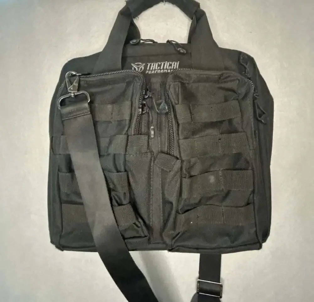 Tactical Performance Black Tactical Laptop Messenger Bag Briefcase